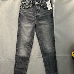 RE/DONE washed black size 25 NWT
